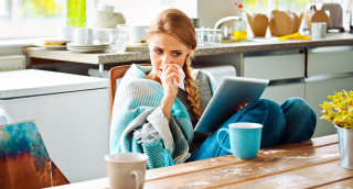 Kann eine Erkältung vor Grippe schützen?